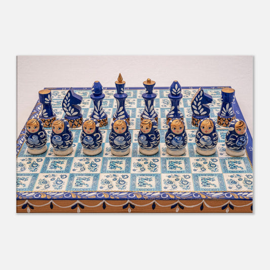 Chess themed Stretch Canvas by Istvan Maar Photography