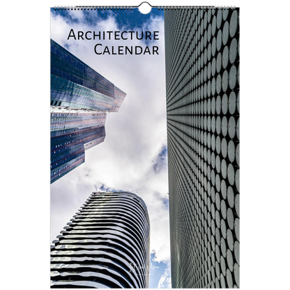 Personalised Architecture wall calendar by Istvan Maar. Available in A4, A3, LT and Ledger sizes. Shipping worldwide.