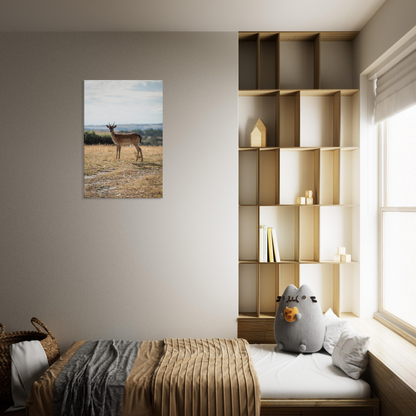 Deer wildlife canvas – alternate angle view