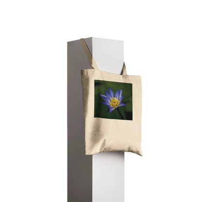 Water Lily Tote Bag – Classic Canvas Tote – Blue Lotus Floral Photography by Istvan Maar