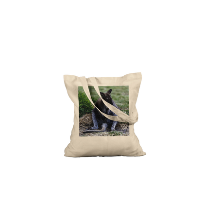 Lazy Kangaroo Tote Bag – Australian wildlife photography canvas tote, additional product view 7