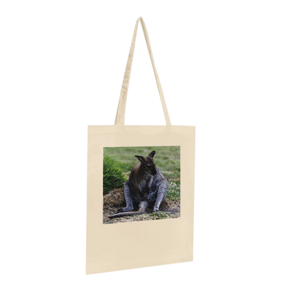 Lazy Kangaroo Tote Bag – Australian wildlife photography canvas tote, additional product view 9