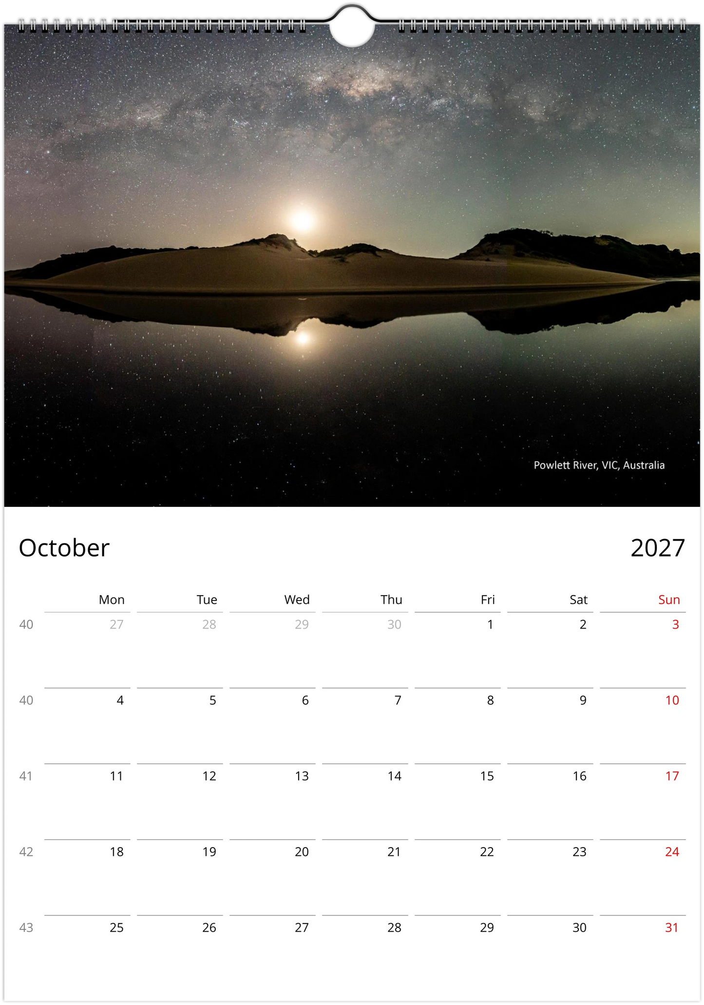 2027 Reflections Wall Calendar | 7286