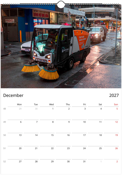 2027 Garbage Management Wall Calendar | 8366 Istvan Maar Photography
