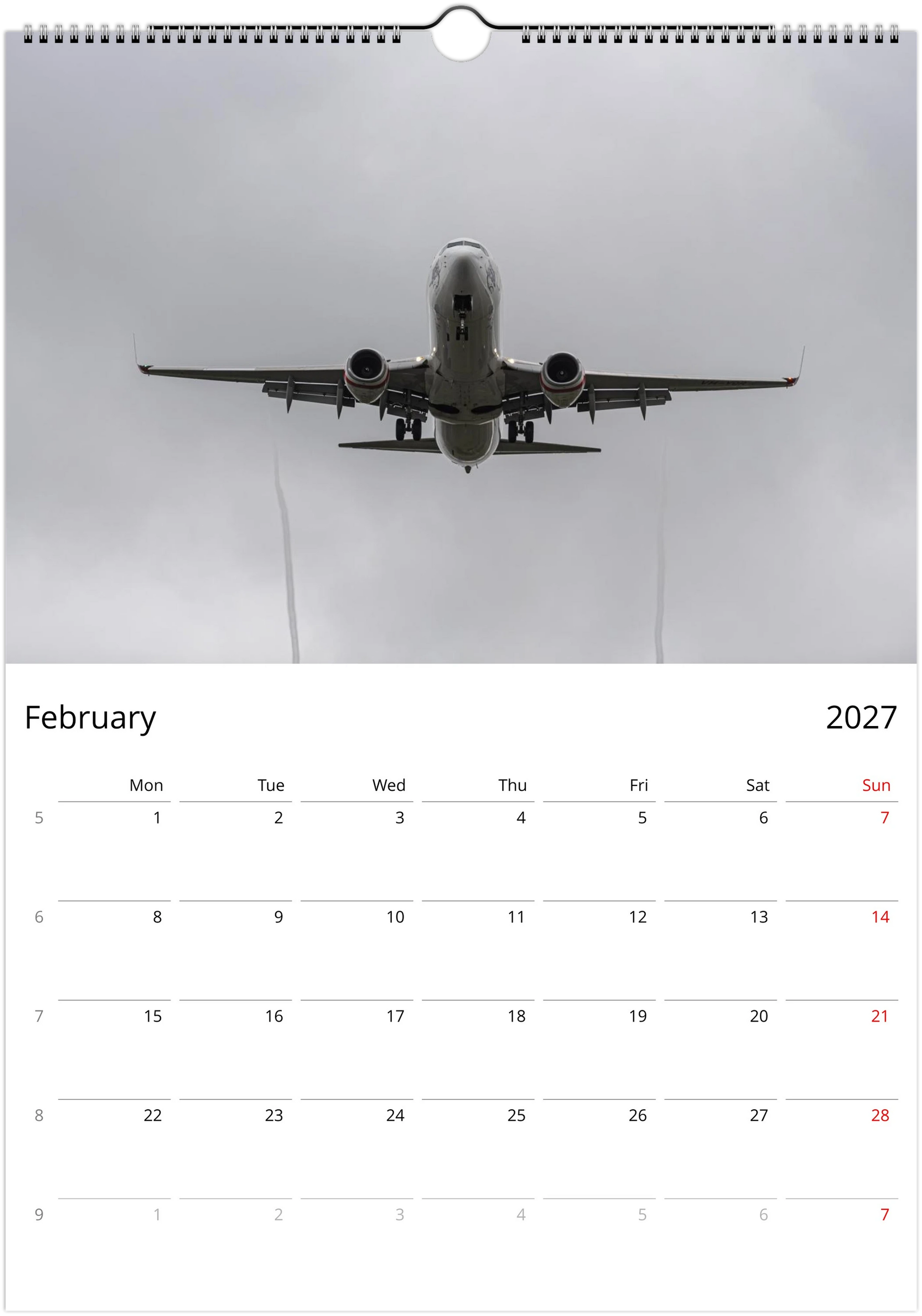 2027 Aviation Wall Calendar | 4994 Istvan Maar Photography