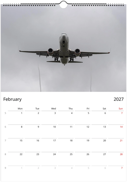2027 Aviation Wall Calendar | 4994 Istvan Maar Photography