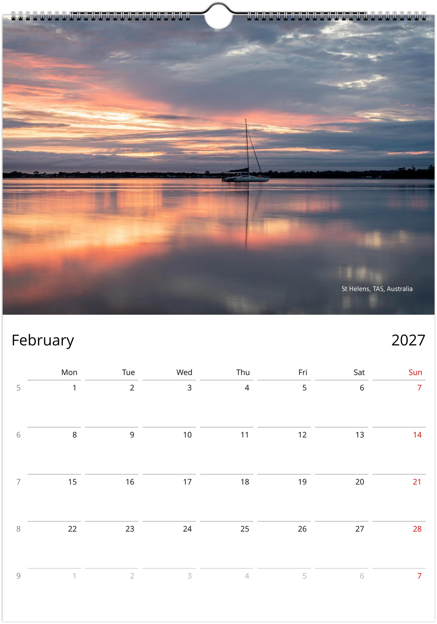 2027 Reflections Wall Calendar | 7286