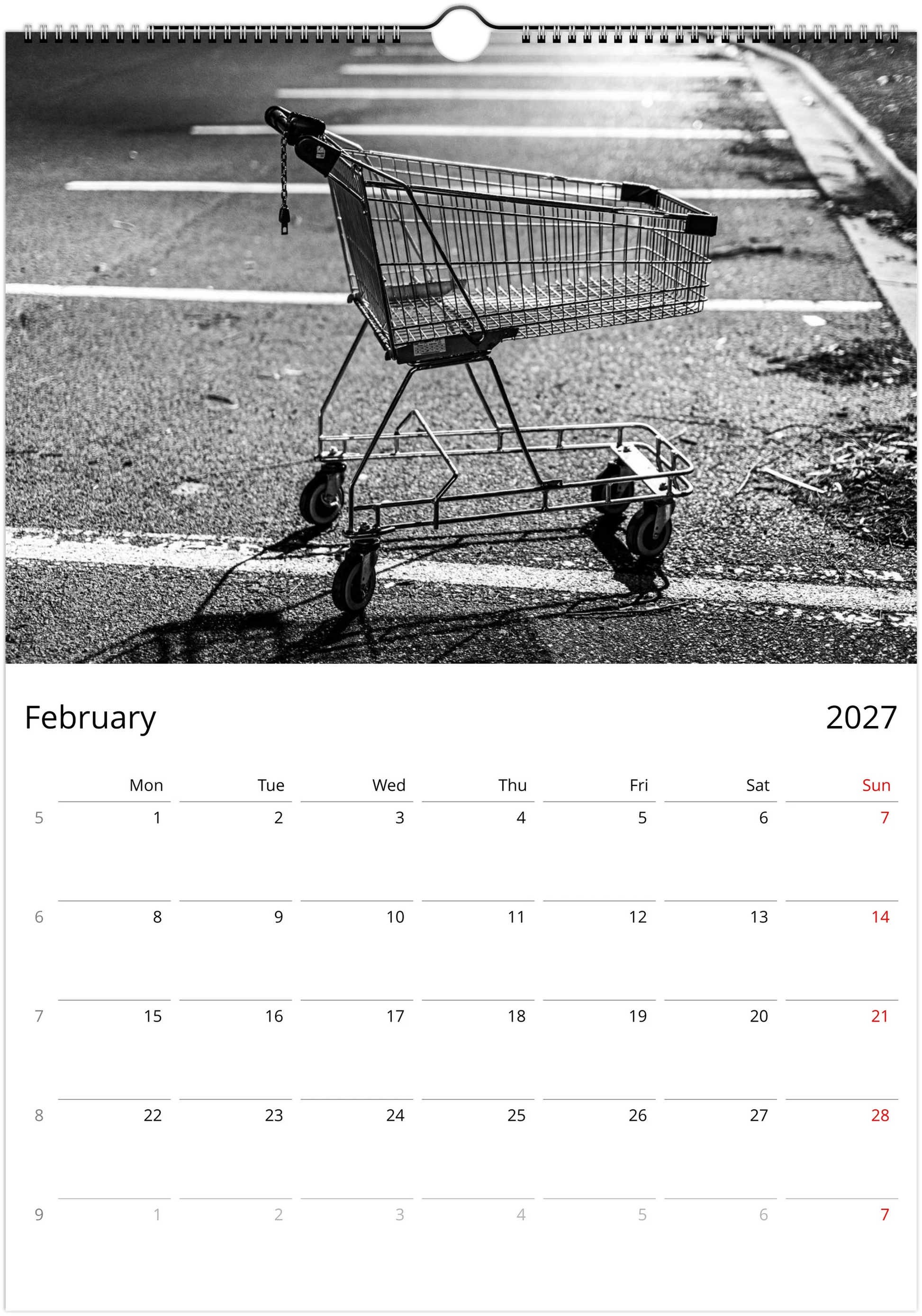 2027 Urban Trolley Wall Calendar | 5709 Istvan Maar Photography