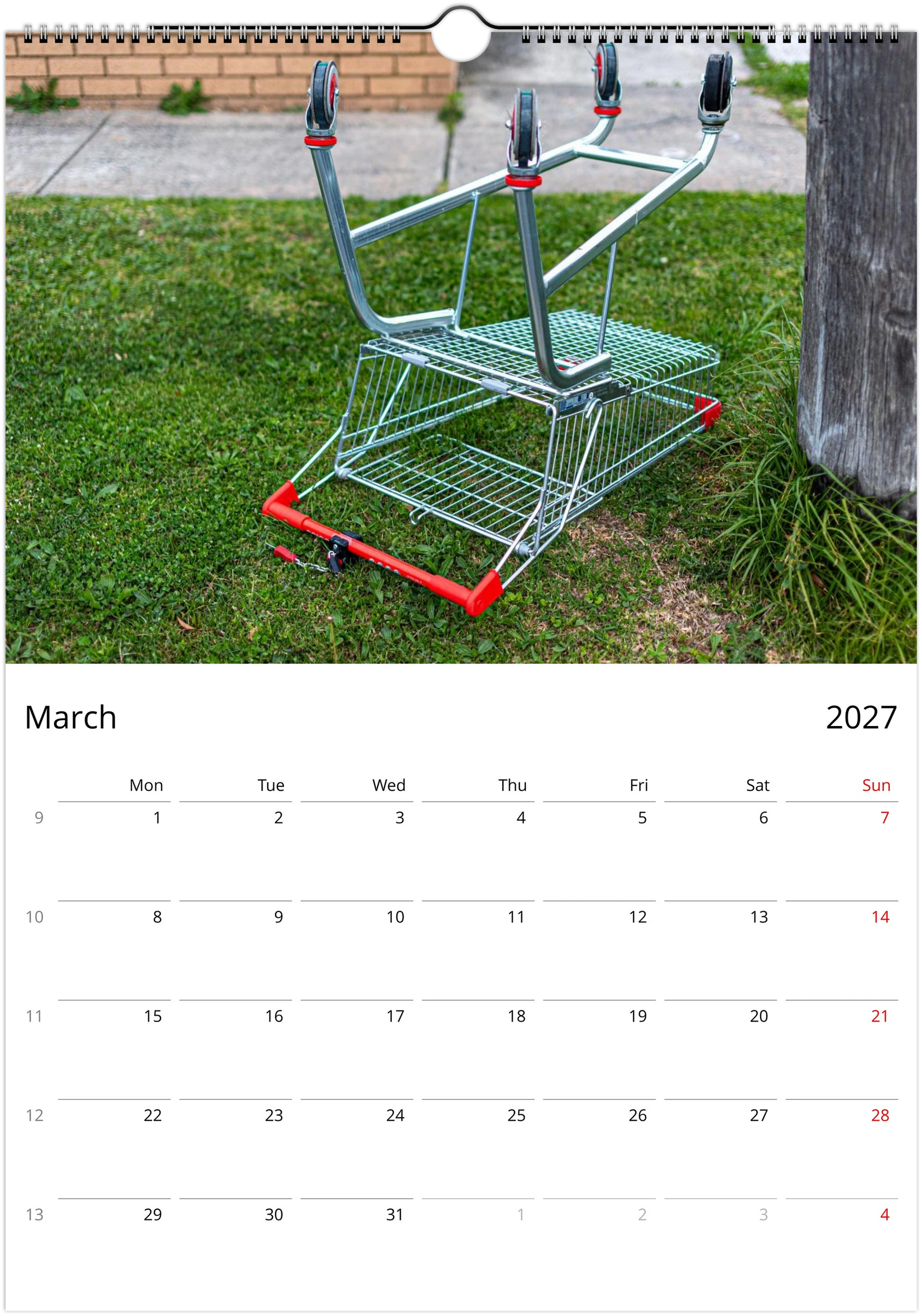 2027 Urban Trolley Wall Calendar | 5709 Istvan Maar Photography