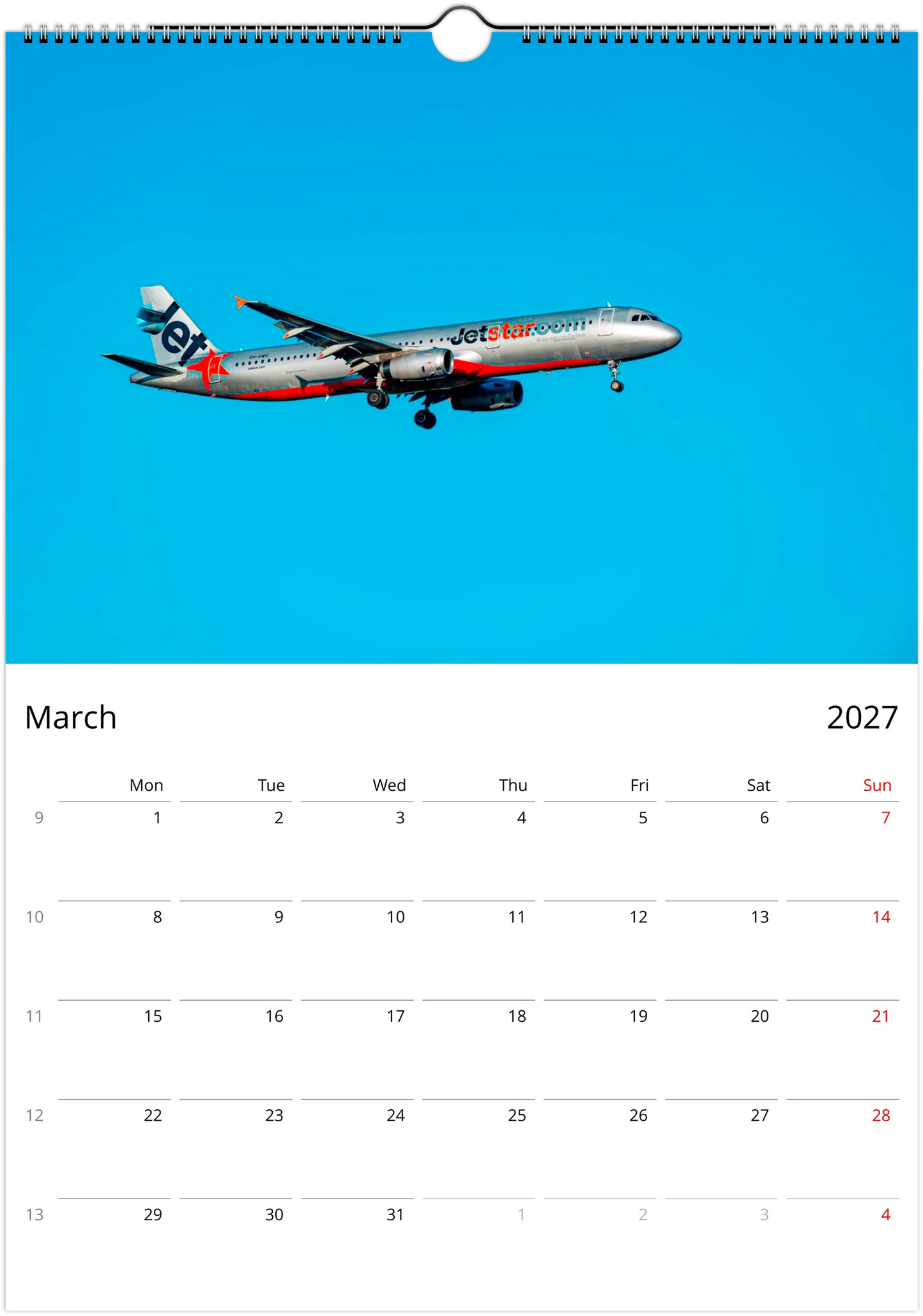 2027 Aviation Wall Calendar | 4994 Istvan Maar Photography