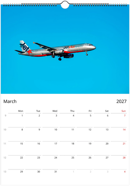 2027 Aviation Wall Calendar | 4994 Istvan Maar Photography