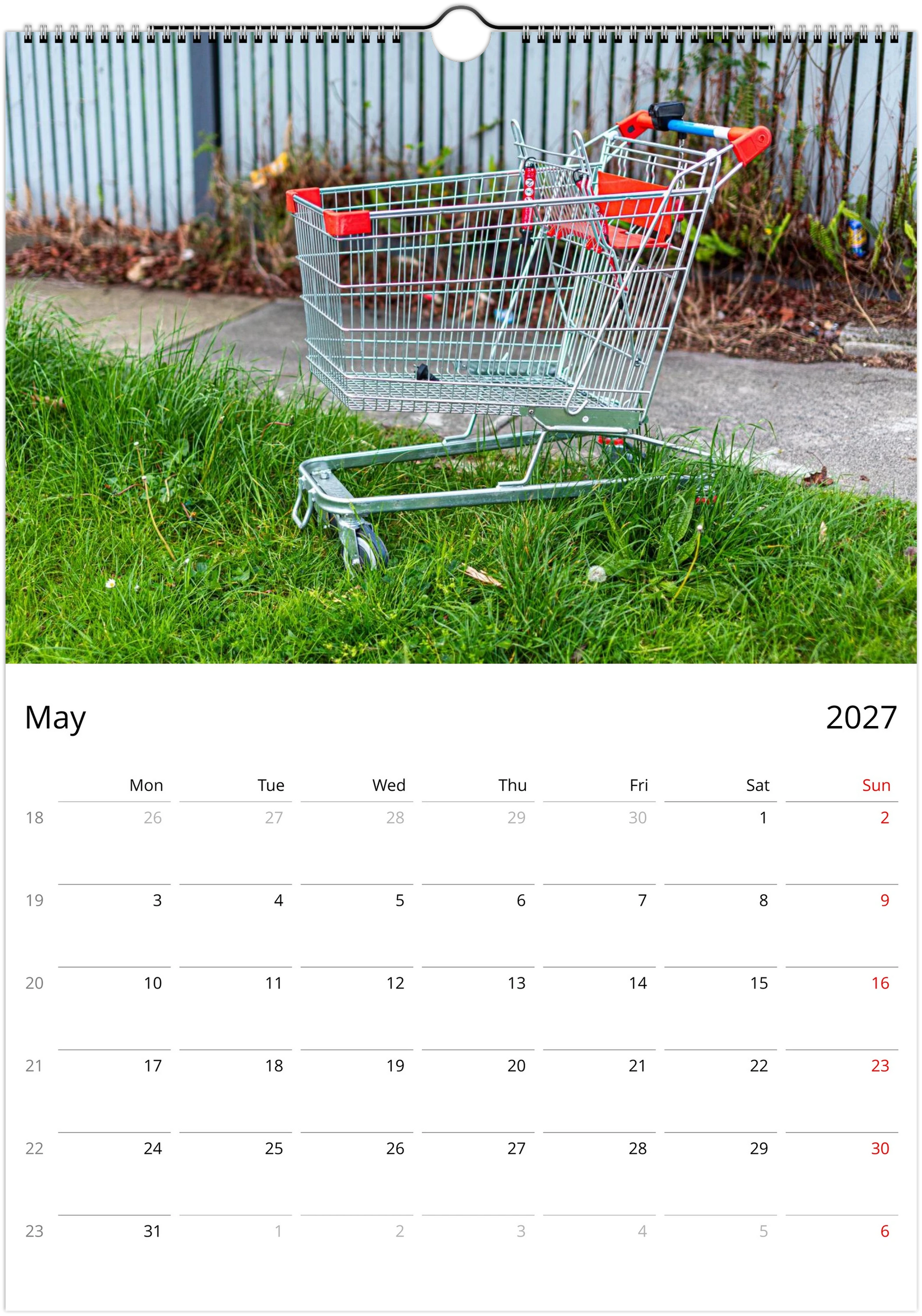 2027 Urban Trolley Wall Calendar | 5709 Istvan Maar Photography