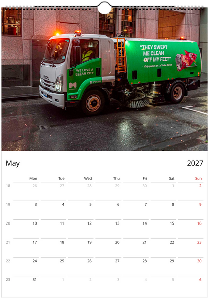 2027 Garbage Management Wall Calendar | 8366 Istvan Maar Photography