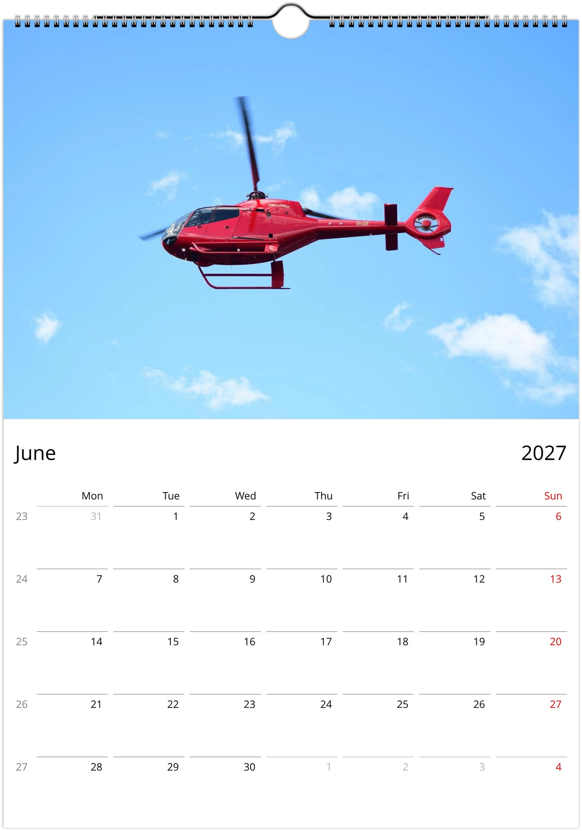 2027 Aviation Wall Calendar | 4994 Istvan Maar Photography