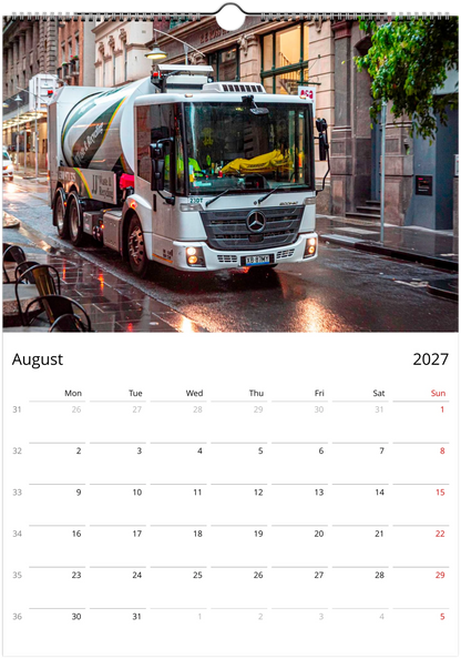 2027 Garbage Management Wall Calendar | 8366 Istvan Maar Photography