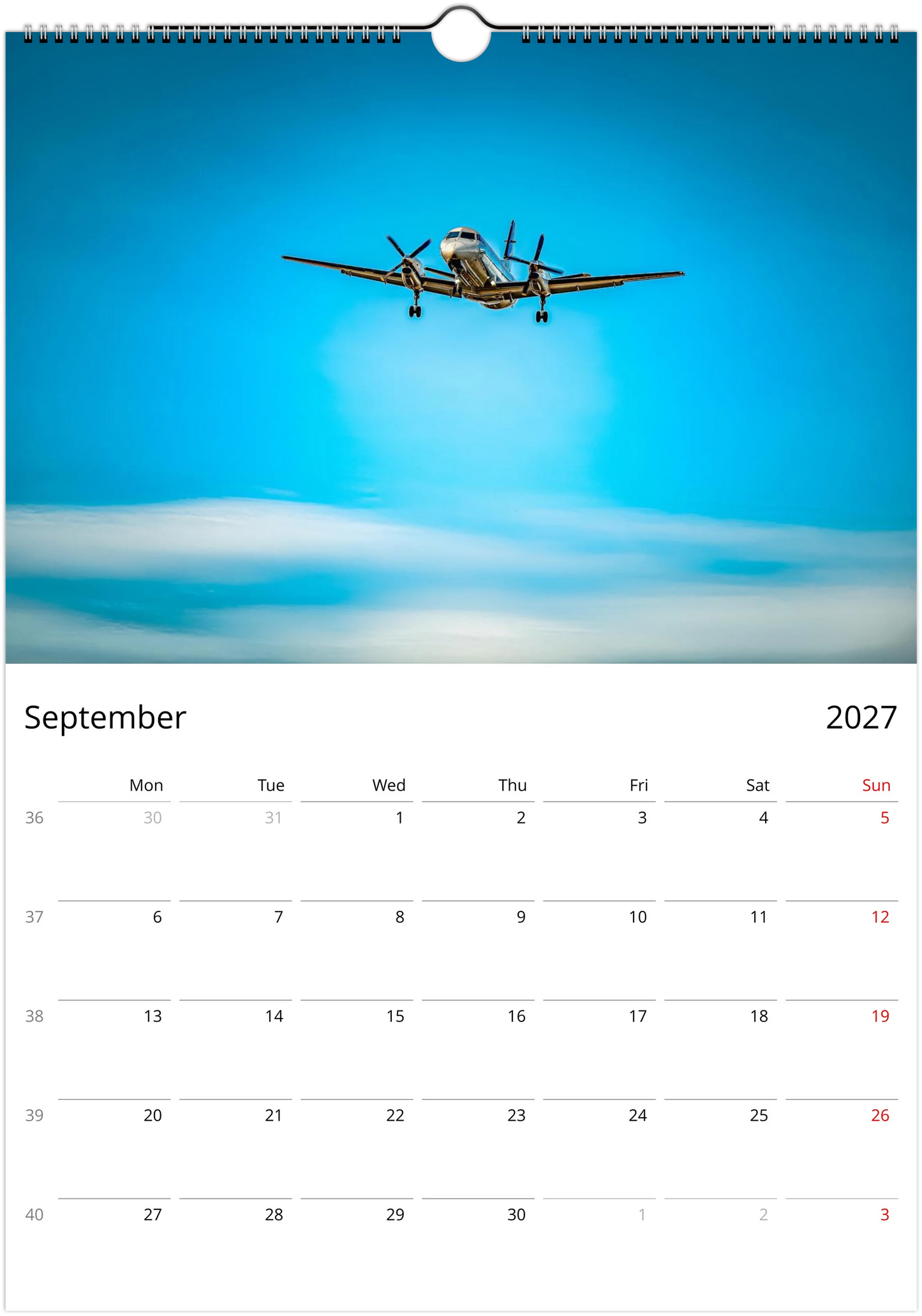 2027 Aviation Wall Calendar | 4994 Istvan Maar Photography