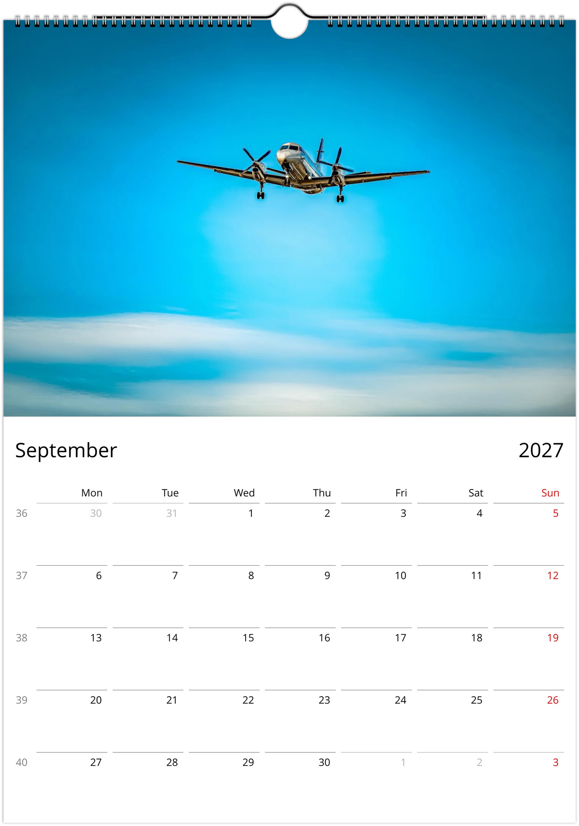 2027 Aviation Wall Calendar | 4994 Istvan Maar Photography