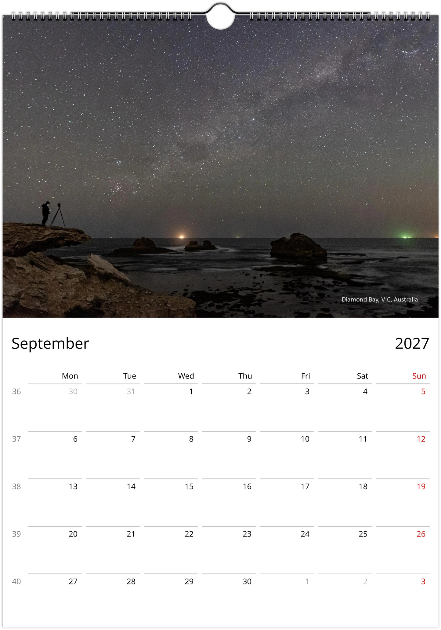 2027 Night Sky Wall Calendar | 0269 Istvan Maar Photography