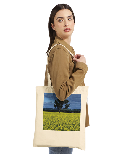 Personalised Canola Field Tote Bag | Australian Landscape Gift