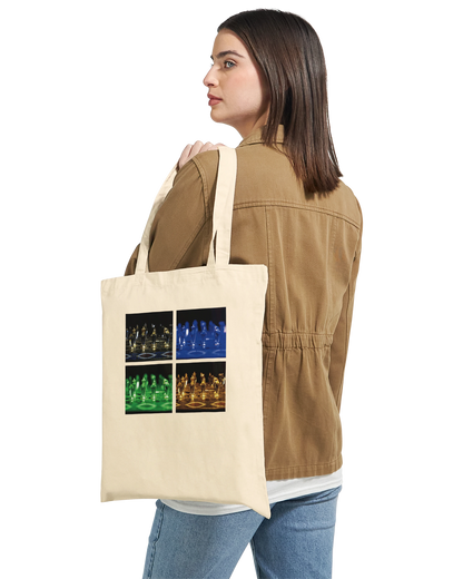 Personalised Glass chess tote bag by Istvan Maar Photography
