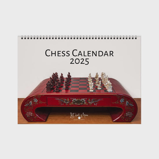 Chess Wall Calendar by Istvan Maar Photography 