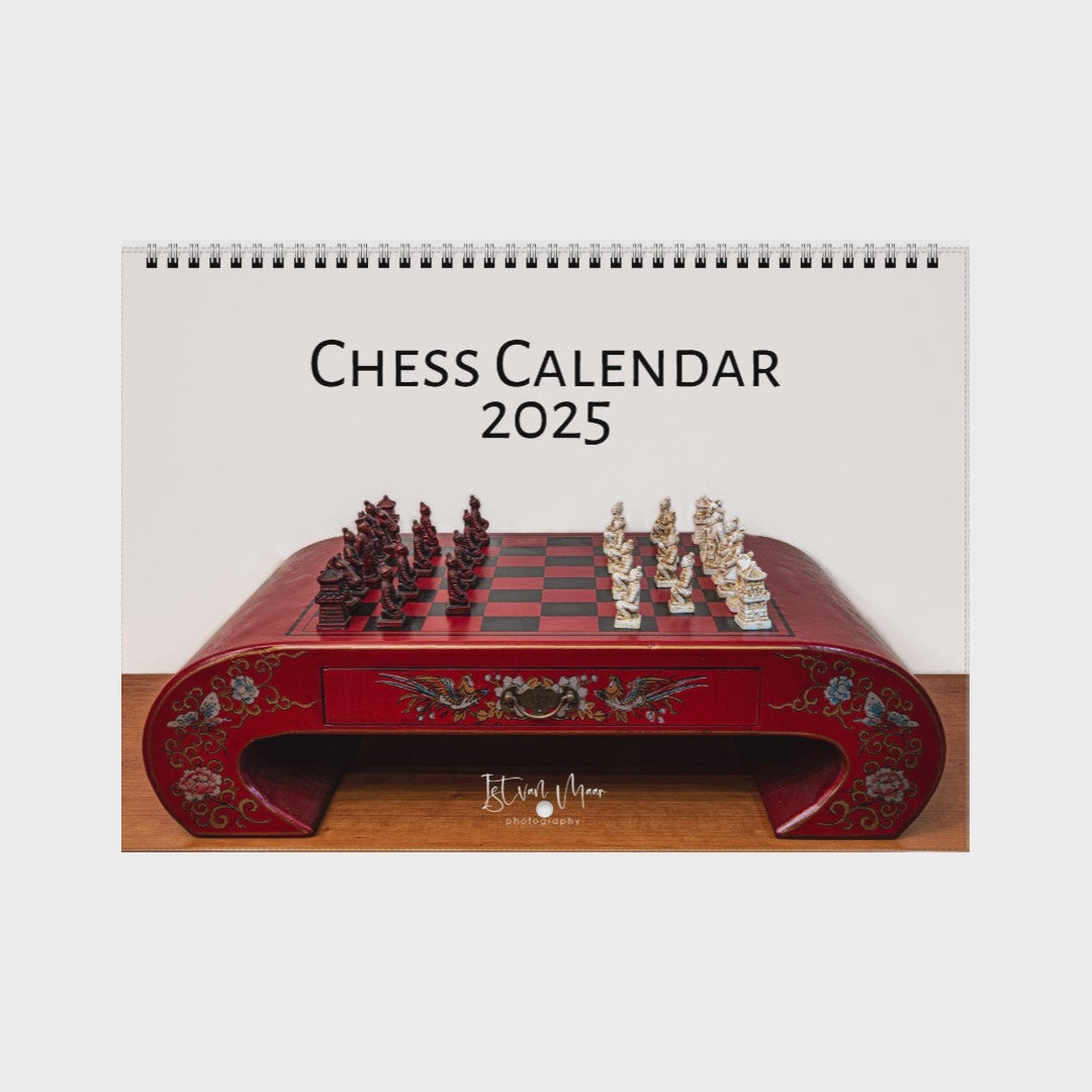 Chess Wall Calendar by Istvan Maar Photography 