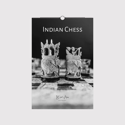 2027 Personalised Indian Chess Wall Calendar | 4544