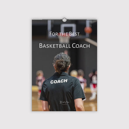 2027 Wall Calendar for the Best Basketball Coach – front cover featuring basketball photography by Istvan Maar