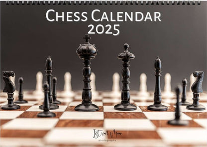 Unique Chess Wall Calendar by Istvan Maar Photography